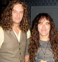 Roberts with Mr Steve Harris